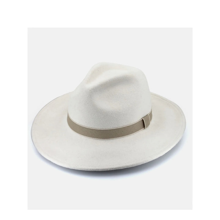 Ripley Wide Brim Wool Felt Fedora - Canopy Bay by Deborah Hutton