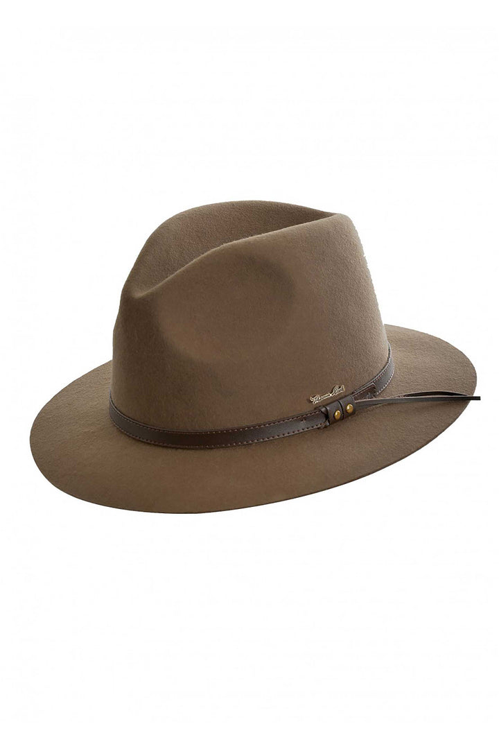 Wool Felt Short Brim Hat Jagger - Thomas Cook