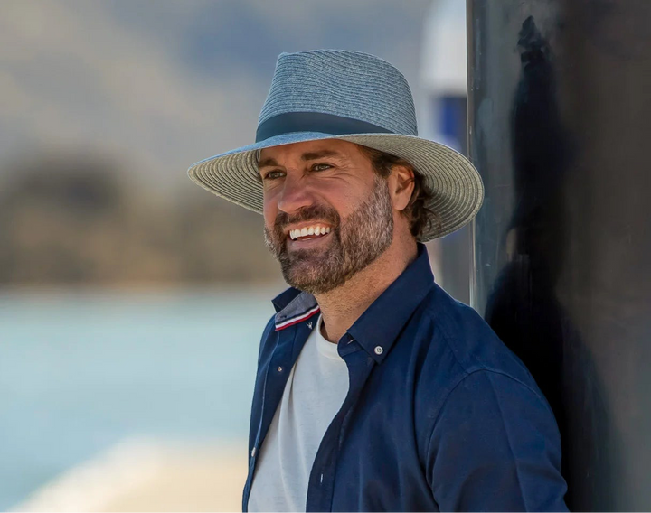 Cypress Flexibraid Seafoam Fedora - Canopy Bay by Deborah Hutton