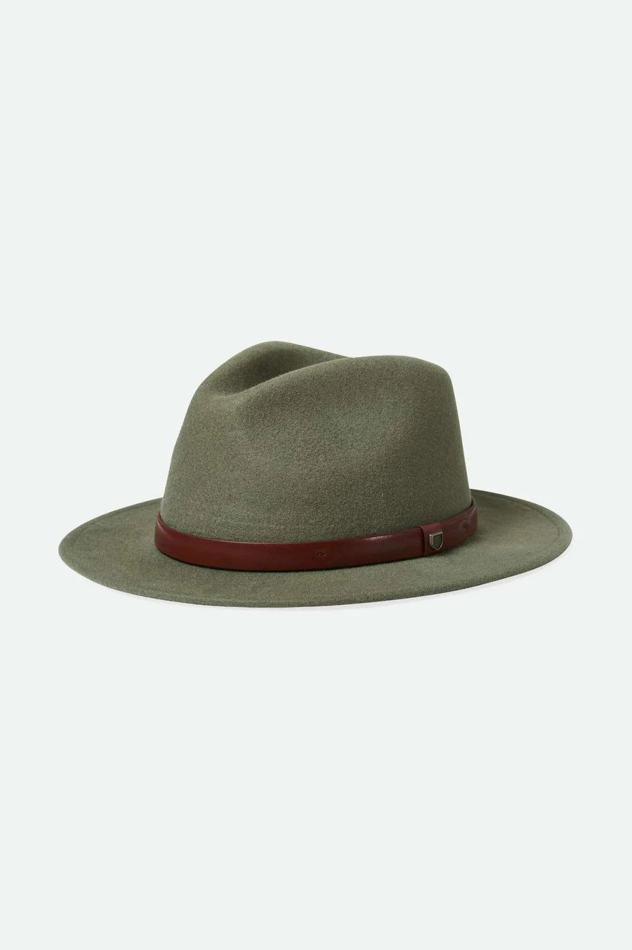 Brixton - Messer Wool Felt Fedora – Green Duck Society display picture 3