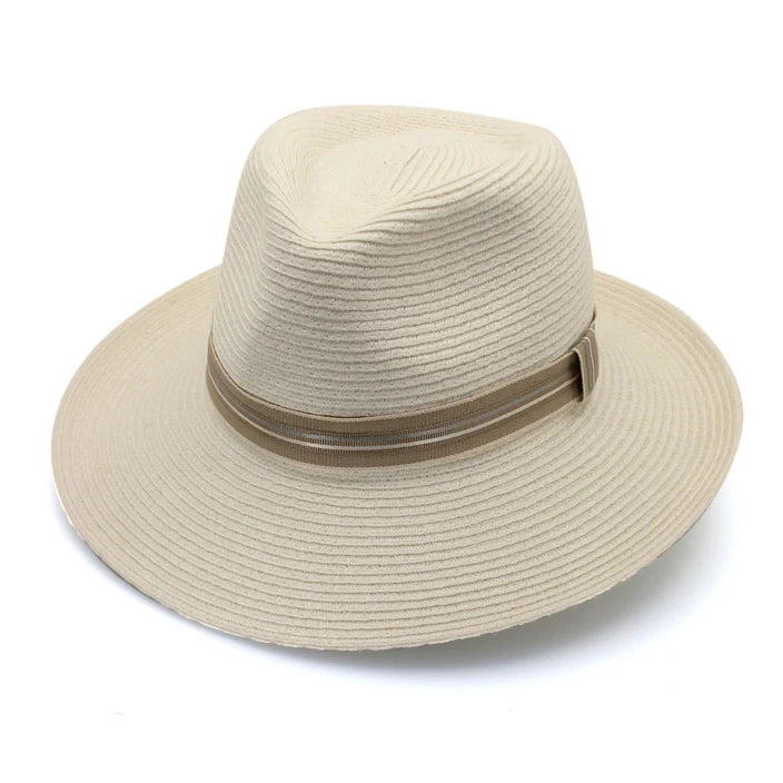 Barrington Flexibraid Ivory Fedora - Canopy Bay by Deborah Hutton