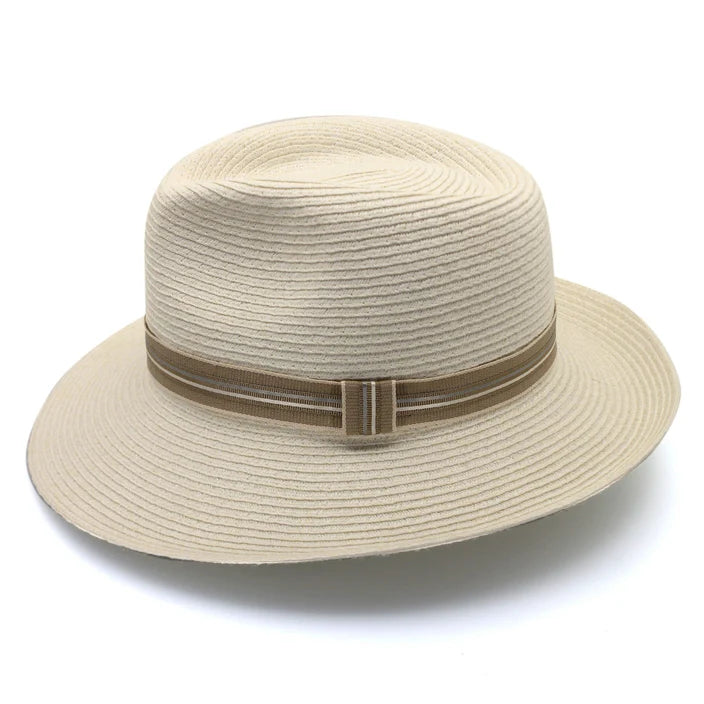 Barrington Flexibraid Ivory Fedora - Canopy Bay by Deborah Hutton