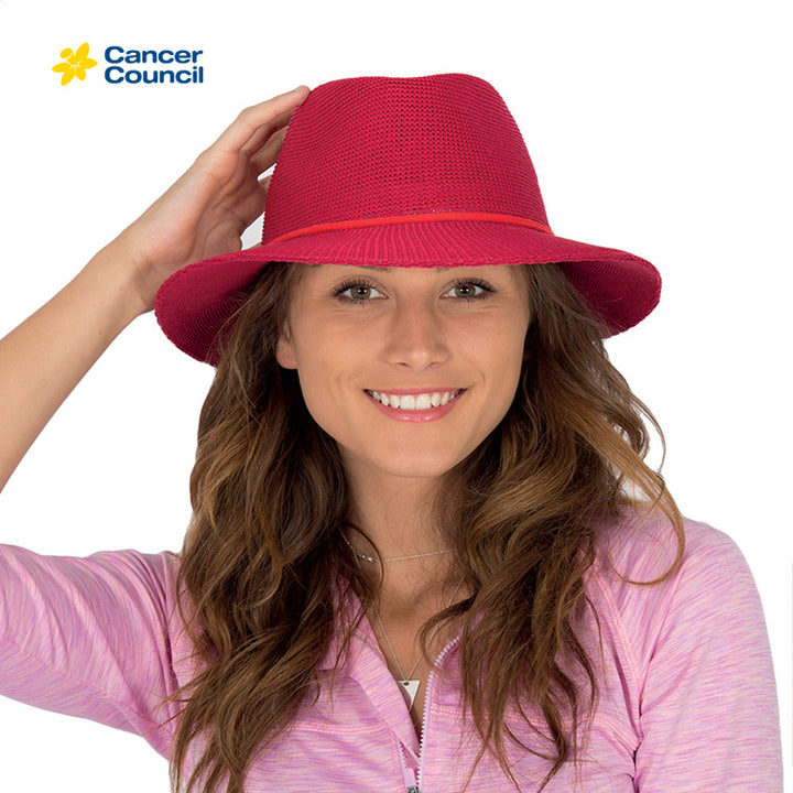 Jacqui Mannish Fedora Hat - Cancer Council