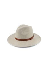 Wide Brim Wool Felt Fedora - Borimo