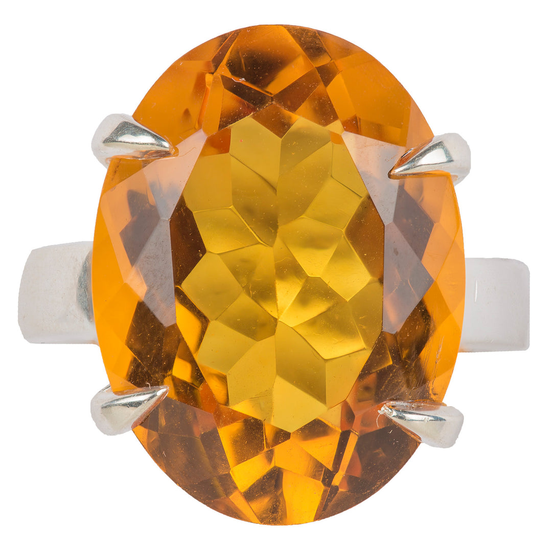 Oval Citrine Ring