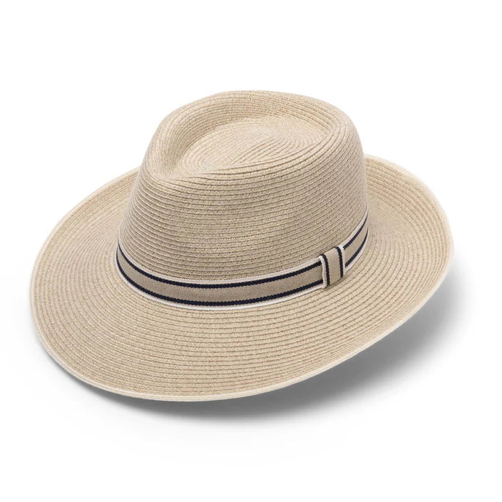 Malibu Flexibraid Mix Camel Fedora - Canopy Bay by Deborah Hutton