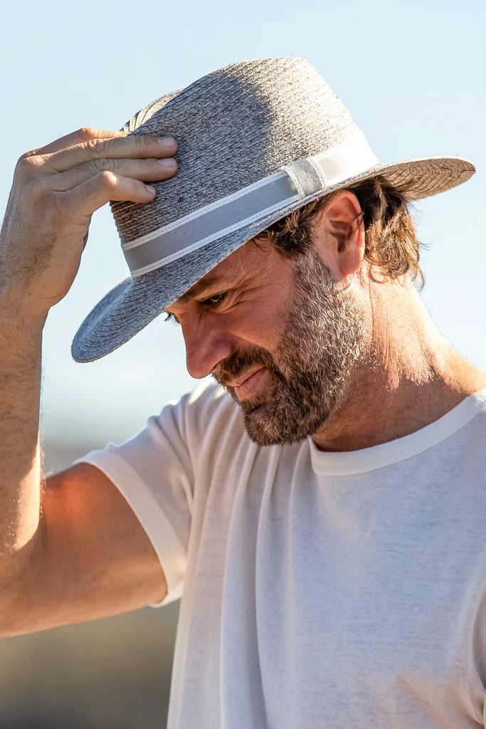 Carrington Flexibraid Grey Fedora - Canopy Bay by Deborah Hutton