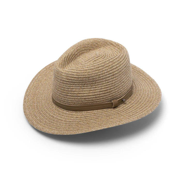 Broughton Flexibraid Mix Camel Fedora - Canopy Bay by Deborah Hutton