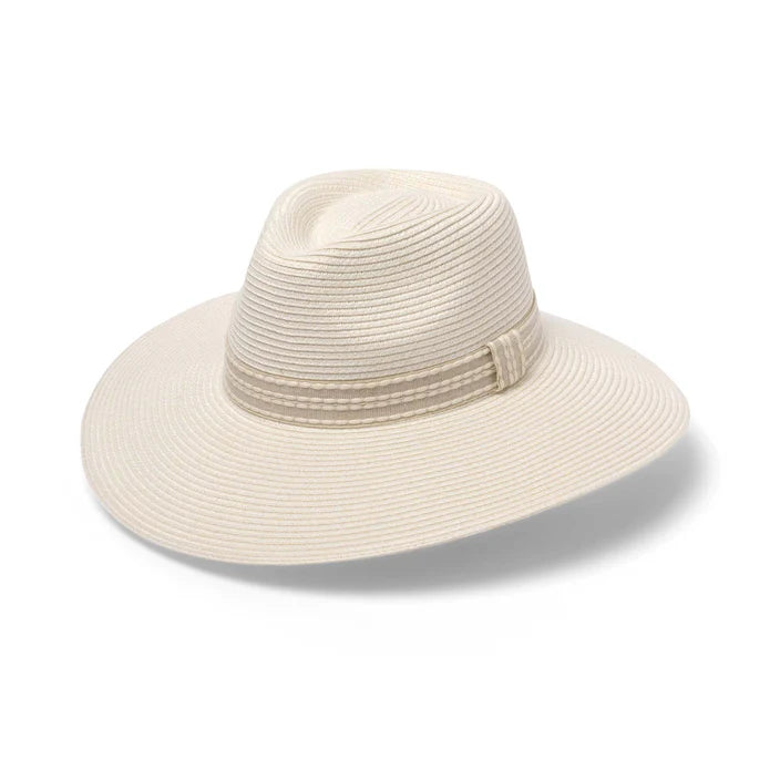 Whitehaven Flexibraid Ivory Fedora - Canopy Bay by Deborah Hutton