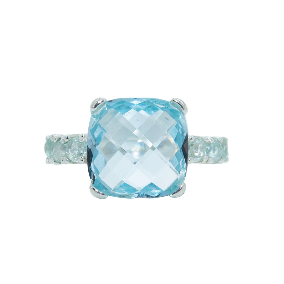 Delicate Ring Blue Topaz