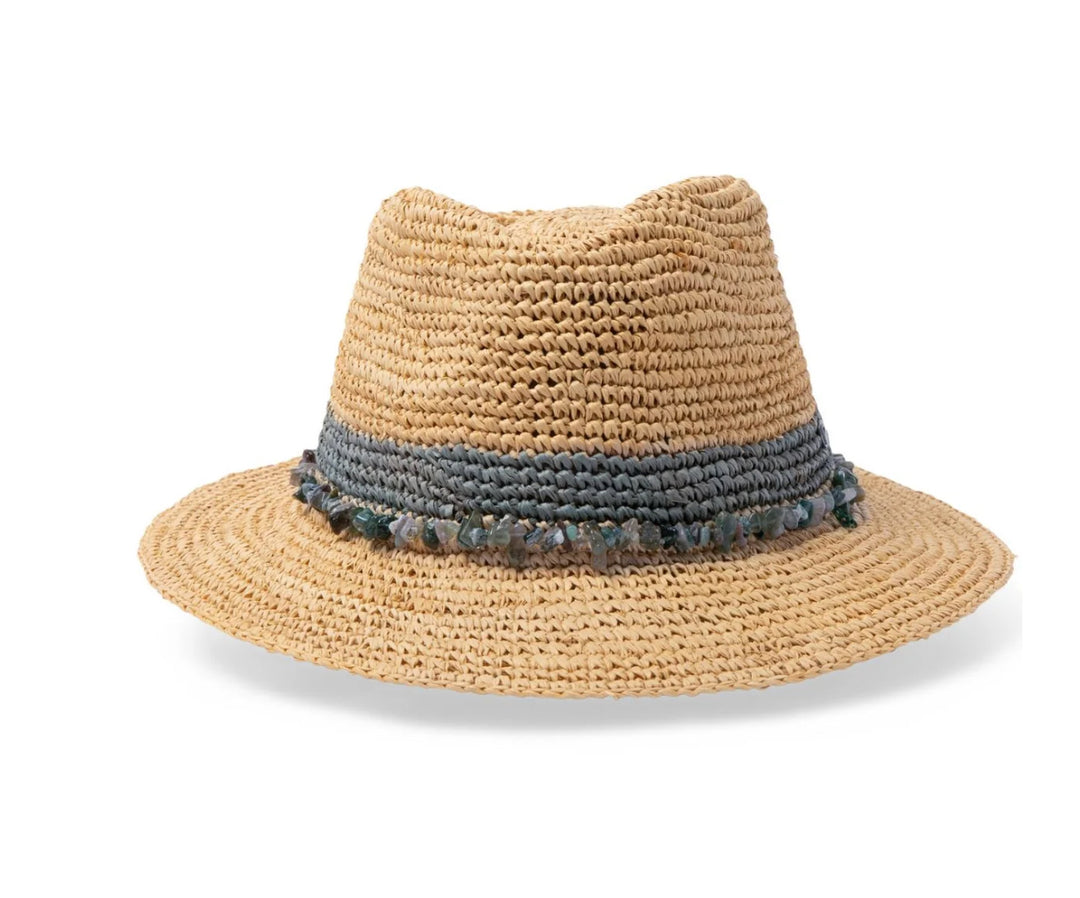 Christine Raffia Fedora