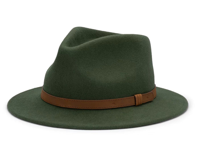 Packable Wool Felt Fedora Hat - Nolan