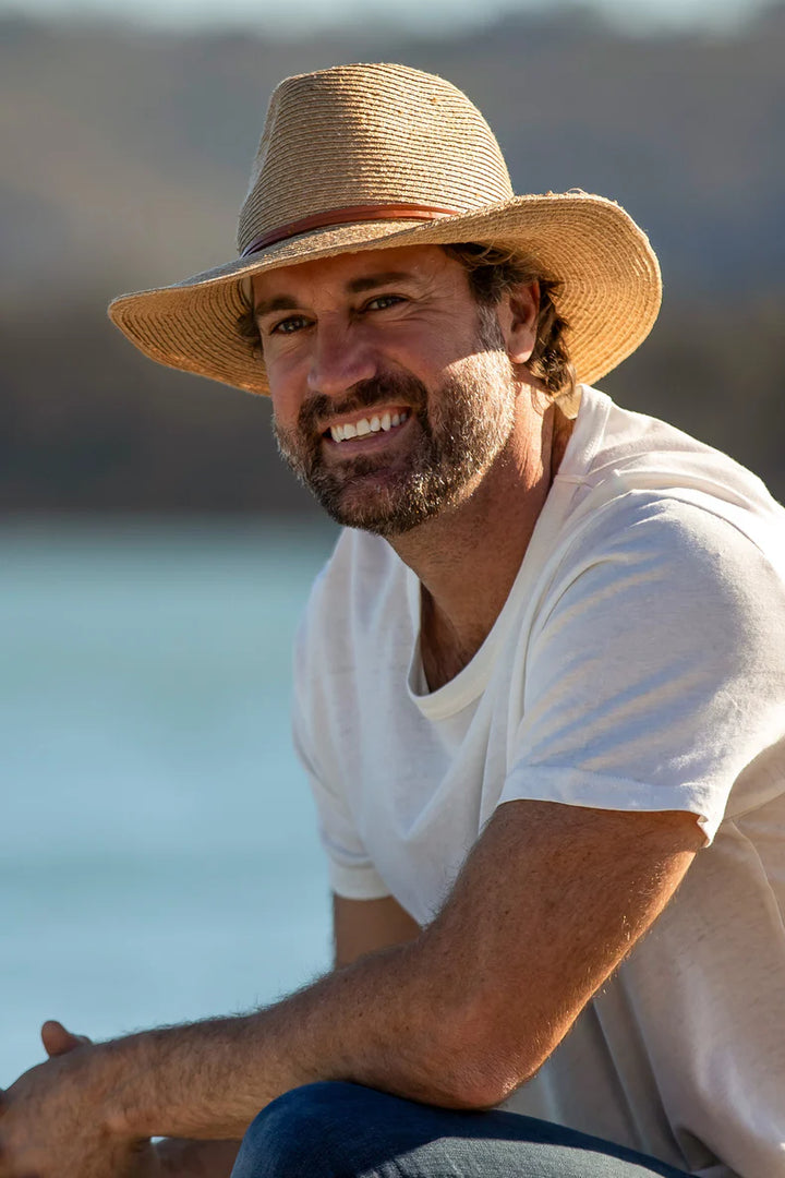 Bedarra Natural Raffia Shapeable Brim Hat - Canopy Bay by Deborah Hutton