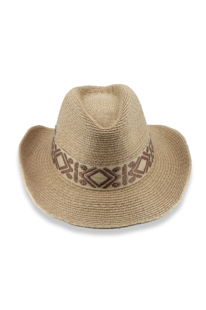 Raffia Cowboy Hat - Cabo