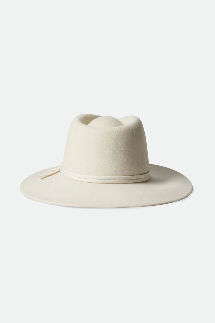 Packable Wide Brim Joanna Fedora Hat - Brixton