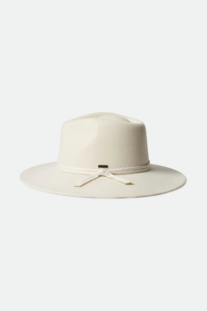 Packable Wide Brim Joanna Fedora Hat - Brixton