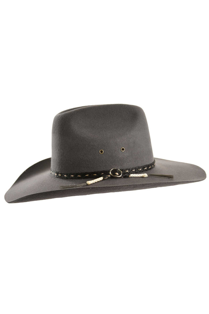 Western Cowboy Style Wool Felt Hat - Station
