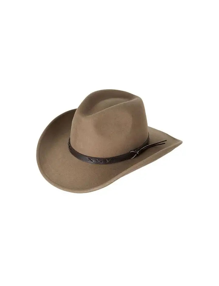 Western Hurricaine Hat with Shapeable Brim