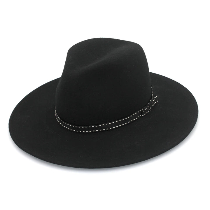 Franklin Wool Felt Wide Brim Fedora- Canopy Bay by Deborah Hutton