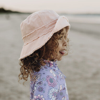 Kids Cotton Bucket Hat - Cancer Council B877