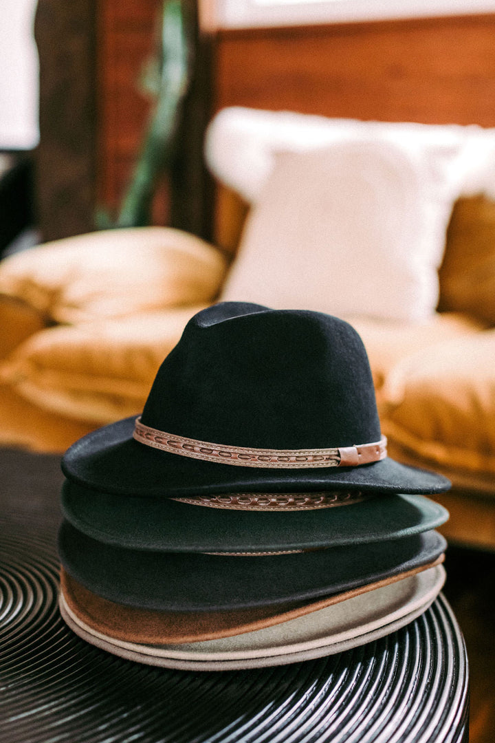 Australian Wool Felt Safari Hat - Johnny