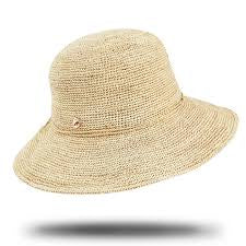 Packable Raffia Straw Cloche Hat - SL311