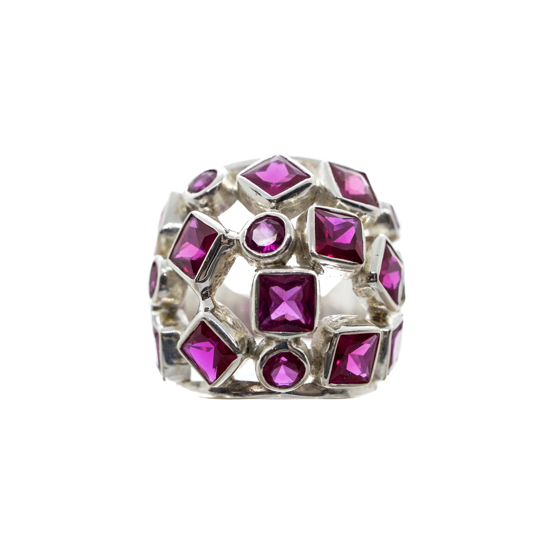 Deco Ruby Ring by Crown Jewels