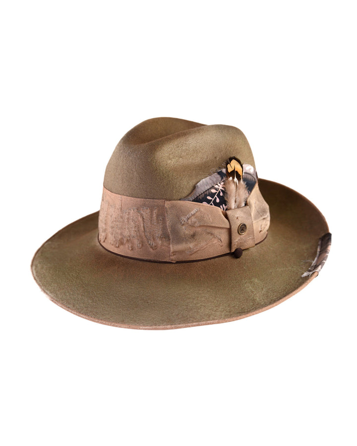 Elsa Wool Felt Vintage Hat - Fallen Broken Street