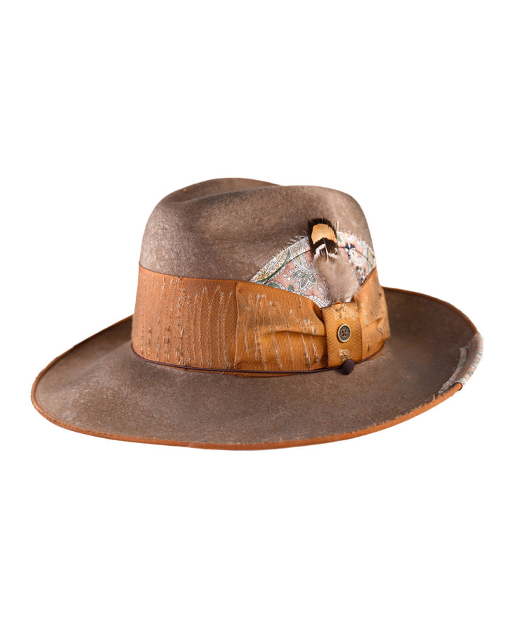 Elsa Wool Felt Vintage Hat - Fallen Broken Street