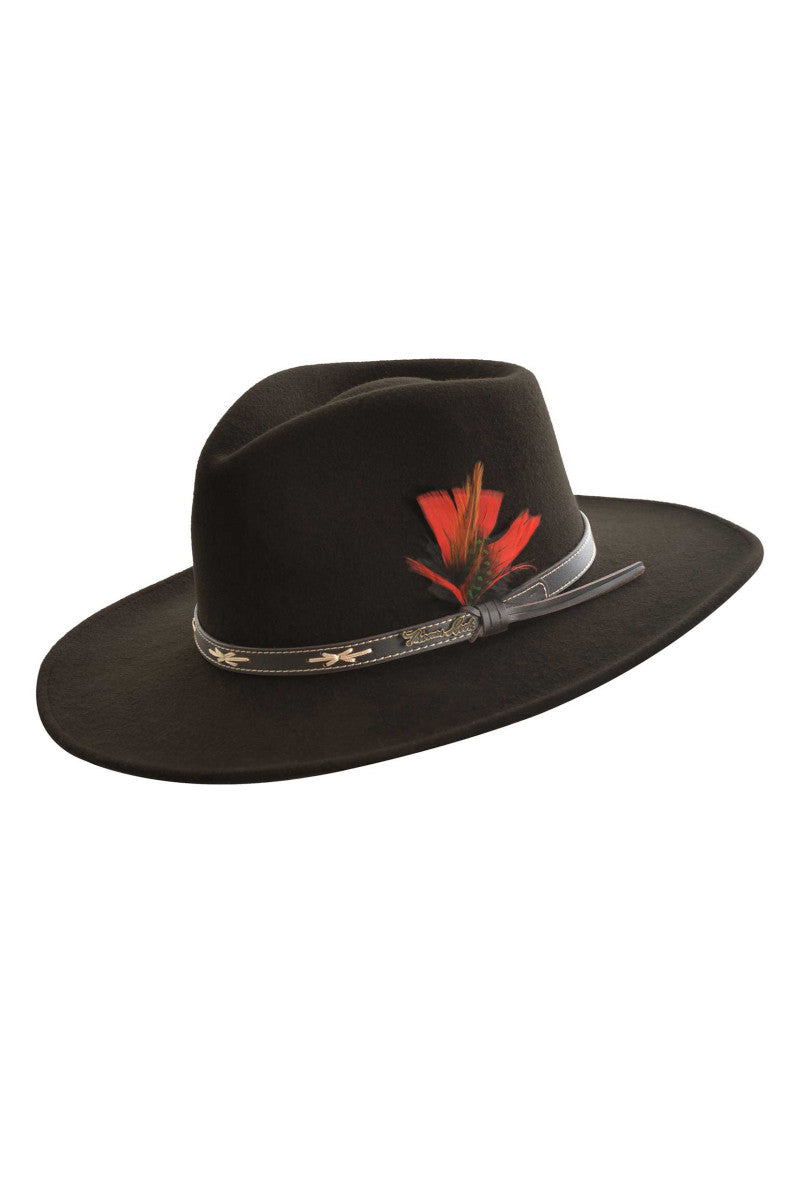Kimberley Wool Felt Hat - Mulch
