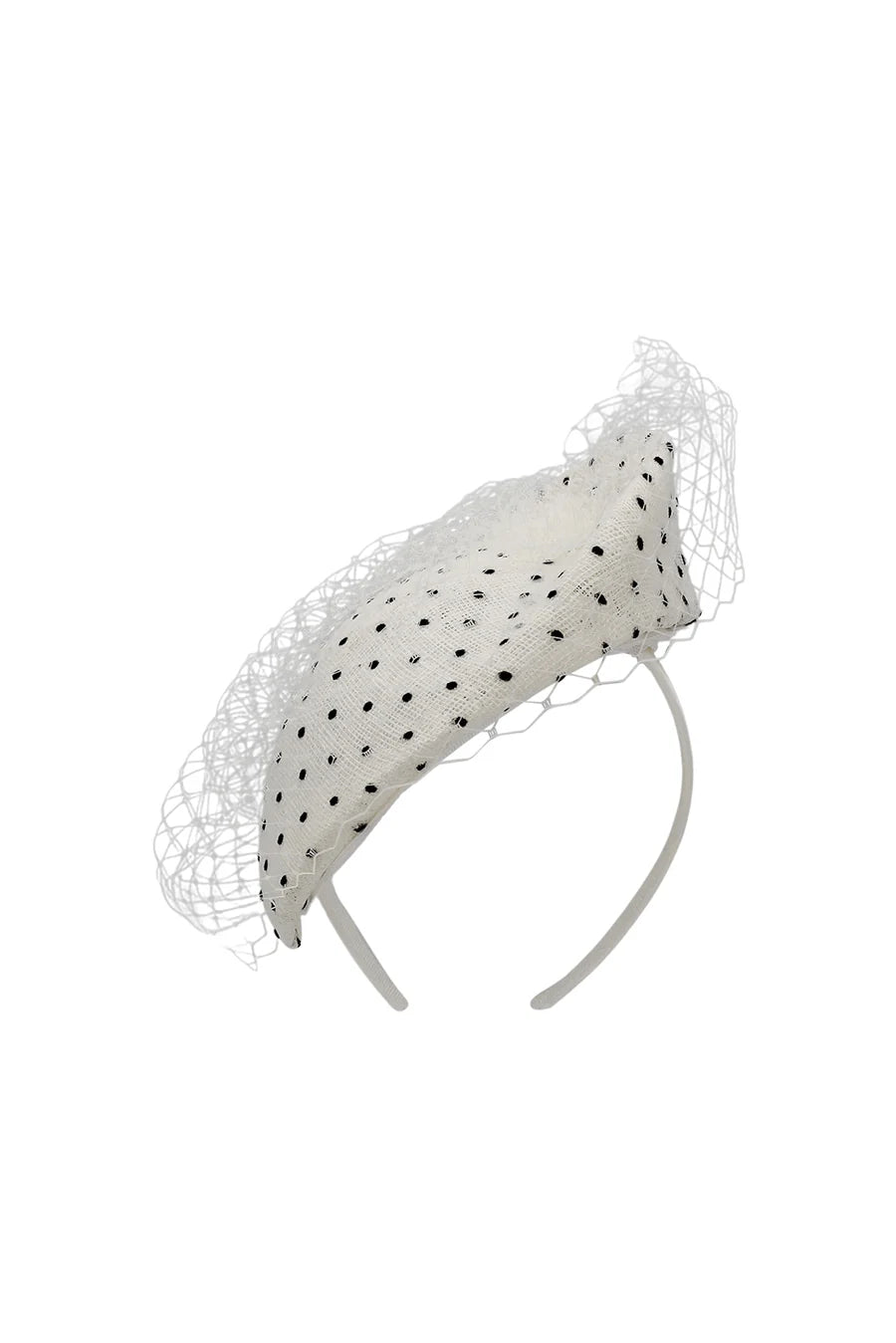 Willow Fascinator Ivory White