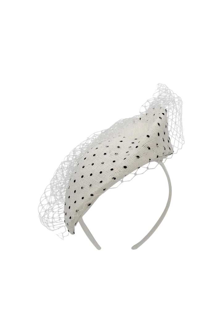 Willow Fascinator Ivory White