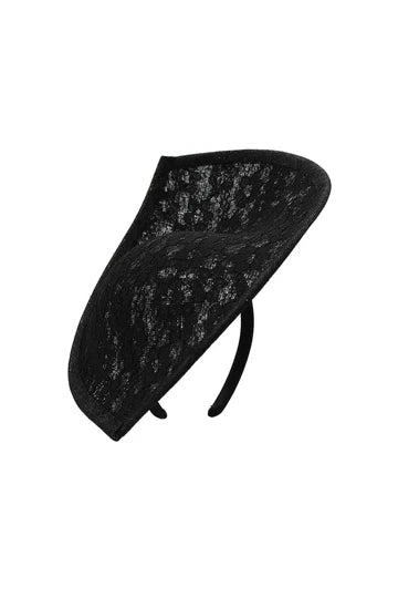 Zadie Fascinator Black
