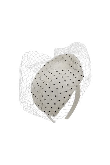 Willow Fascinator Ivory White
