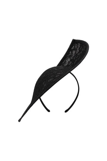 Zadie Fascinator Black