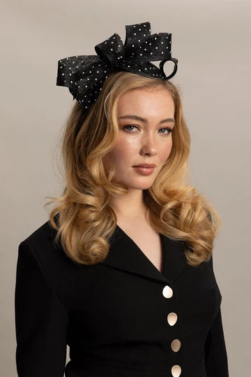 Sadie Fascinator Black