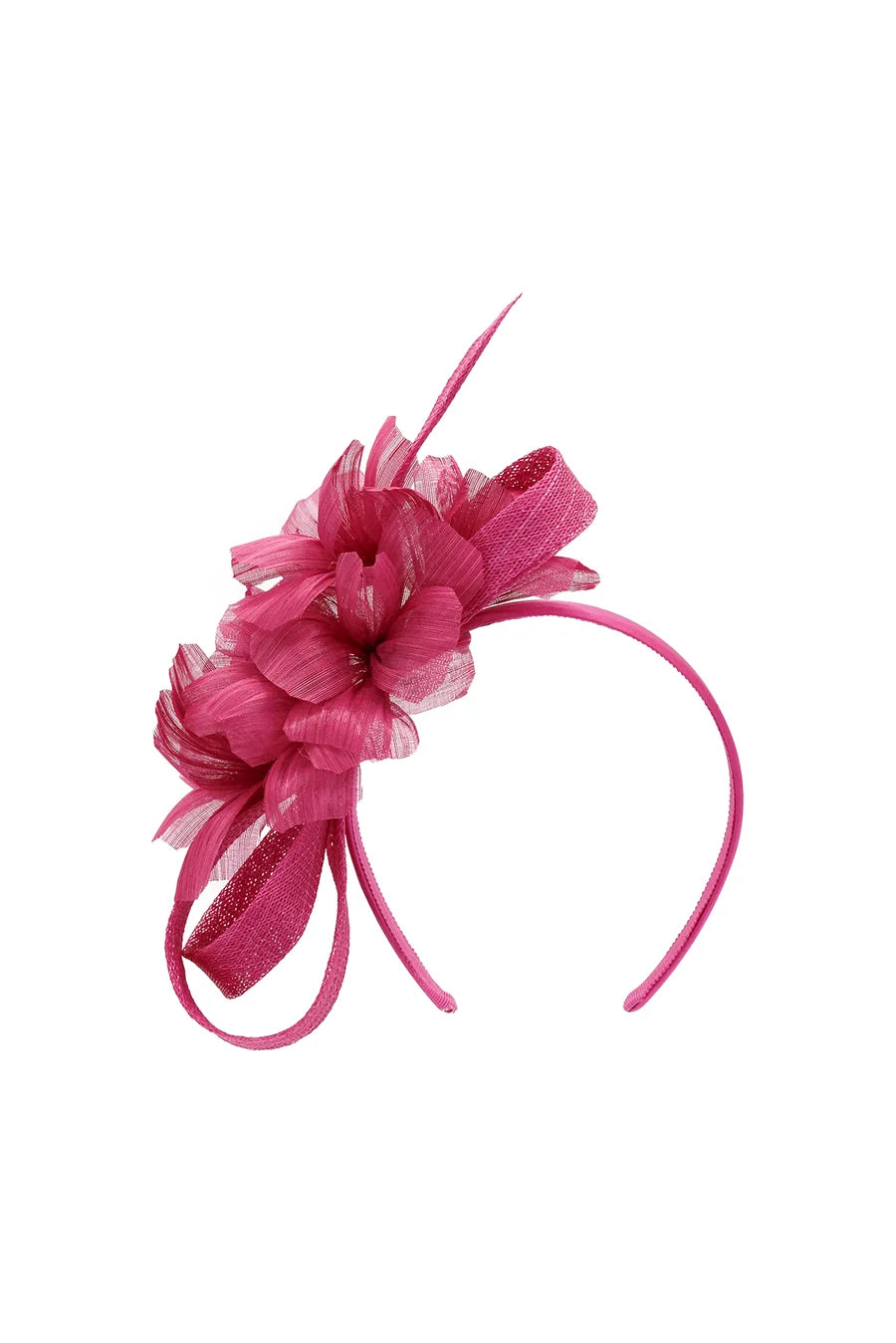 Wrenn Fascinator Hot Pink