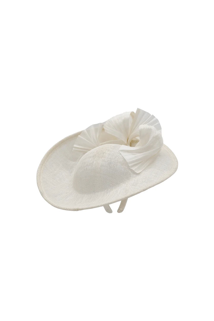 Yumi Fascinator Ivory white
