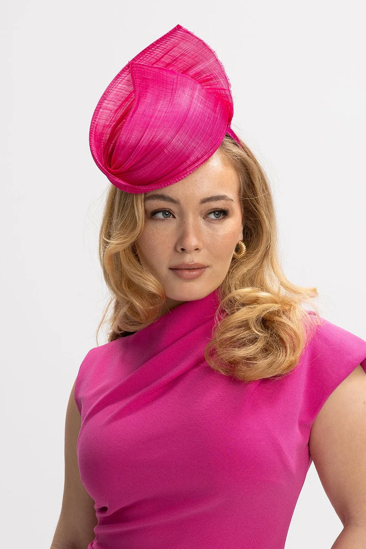 Vanya Fascinator Hot Pink