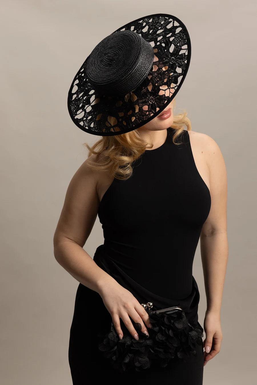 Chloe Racewaer Boater Black