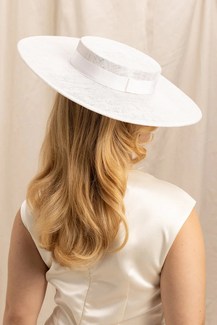 Alissa Racewear Boater White