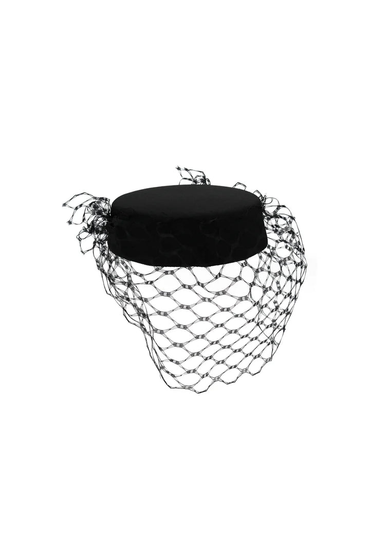 Zahra Pillbox Black