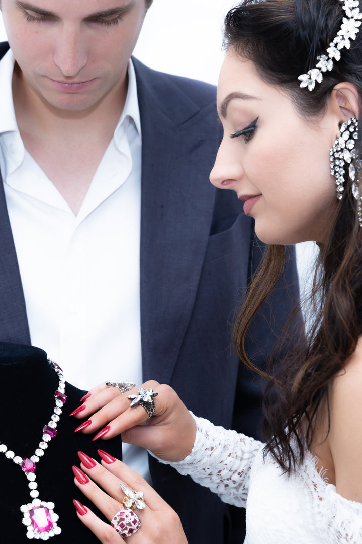 Crystal Hair Combs