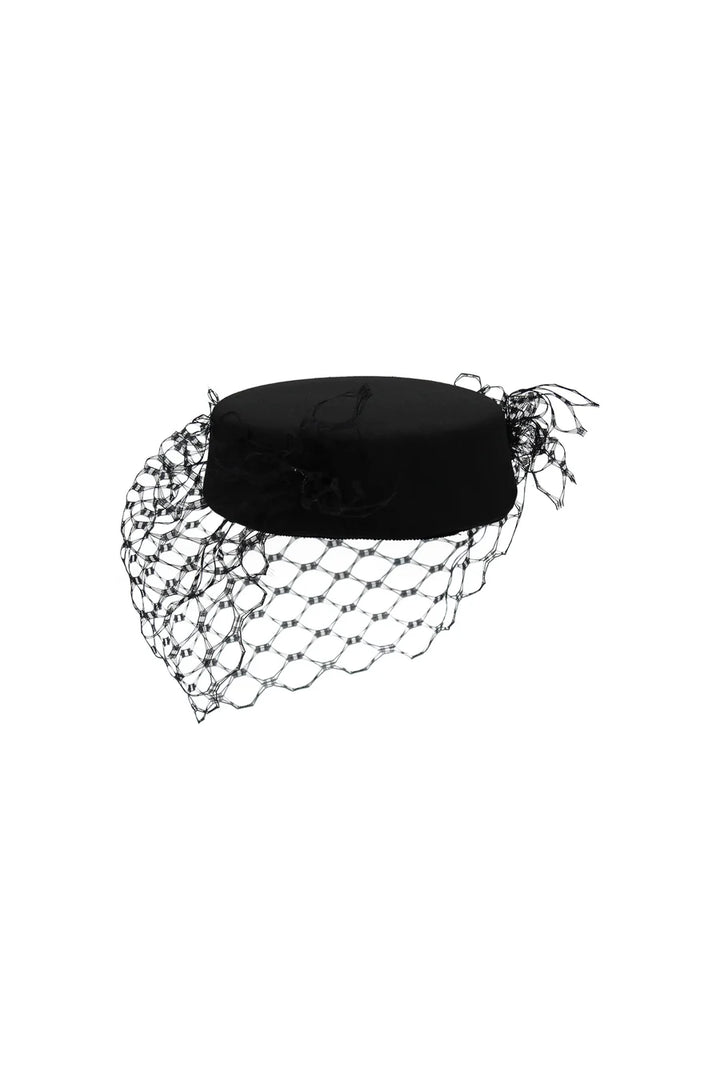 Zahra Pillbox Black