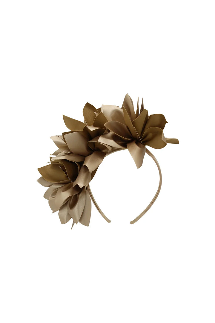 Devon Fascinator Gold
