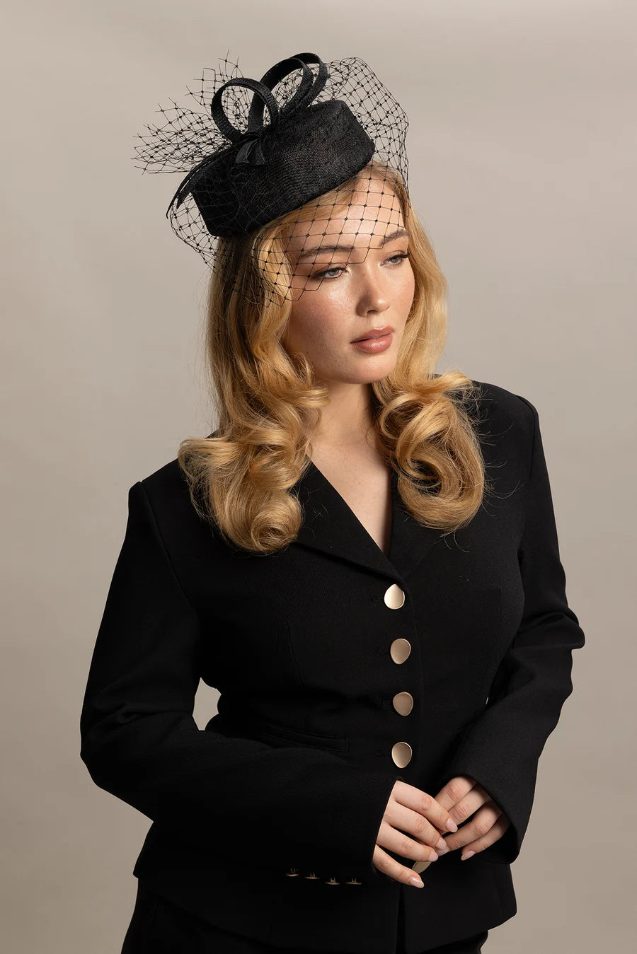 Cheryl Pillbox Black