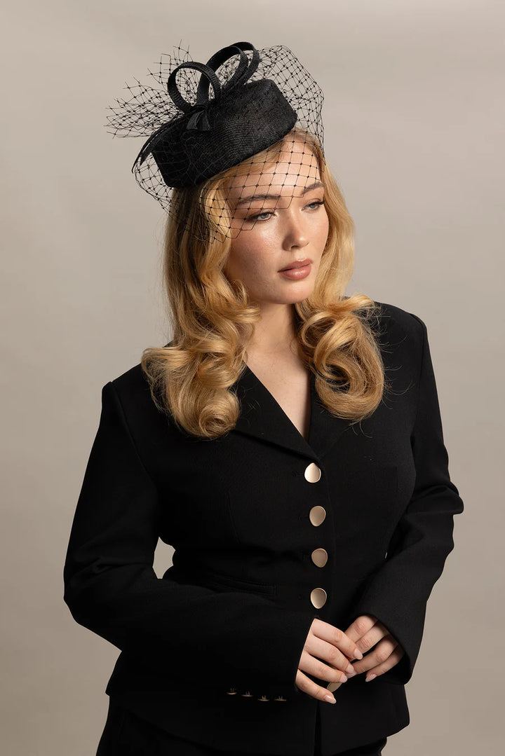 Cheryl Pillbox Black
