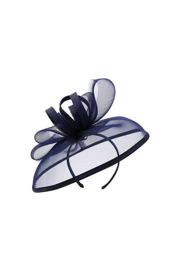 Tessa Fascinator Navy Blue