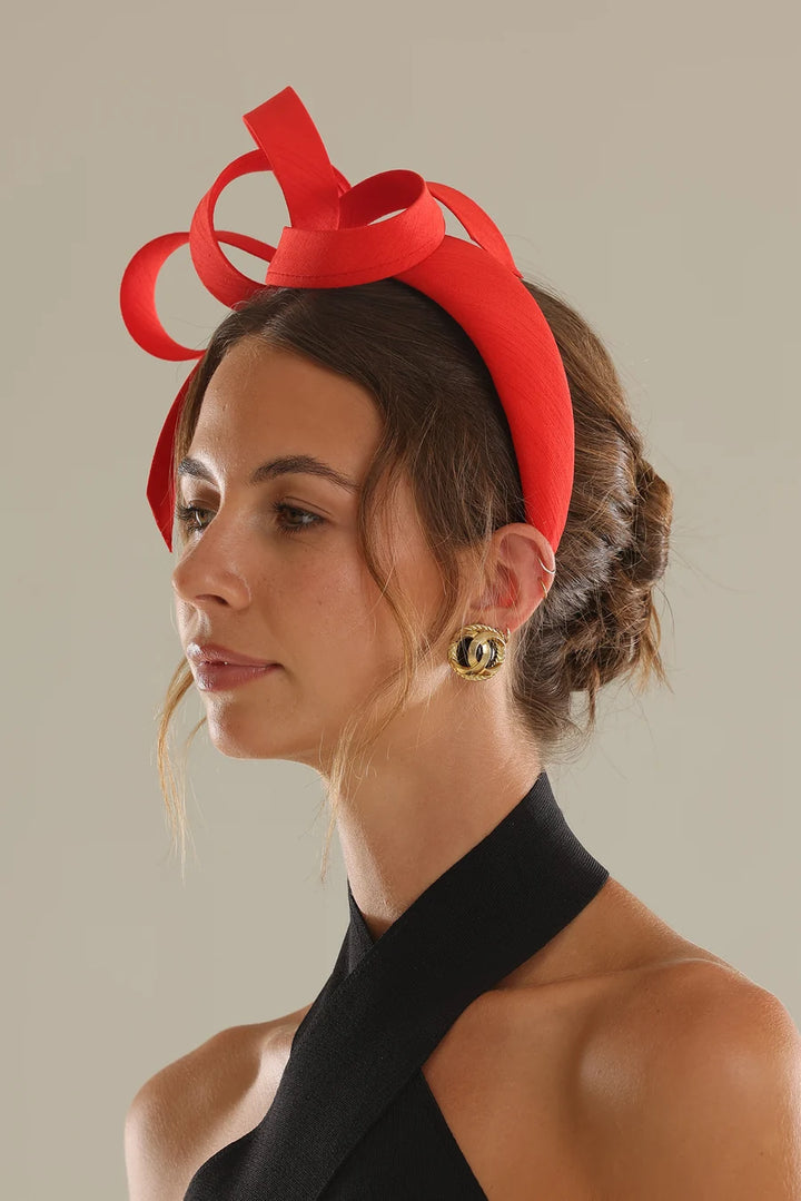 Mel Fascinator Red
