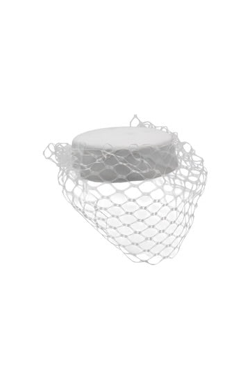 Zahra Pillbox White
